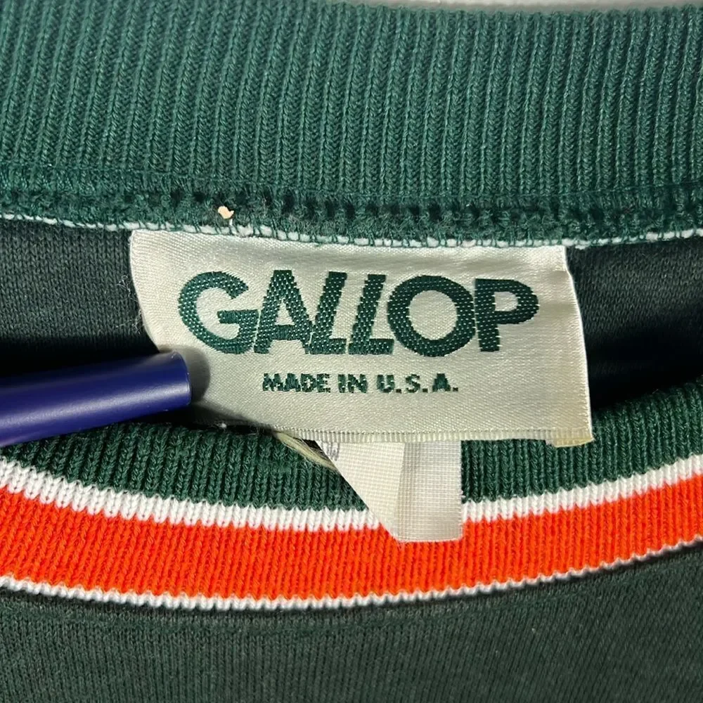 🔥🏈 True Vintage 90’s MIAMI HURRICANES Thick RARE Crewneck Sweatshirt XL - EUC‎